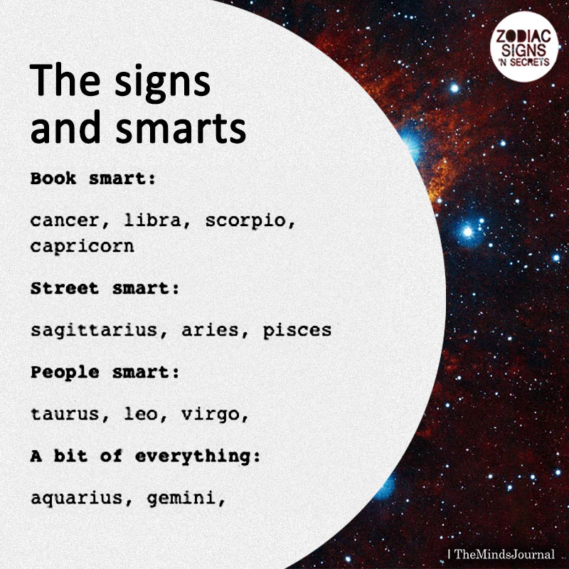 The Signs And Smarts