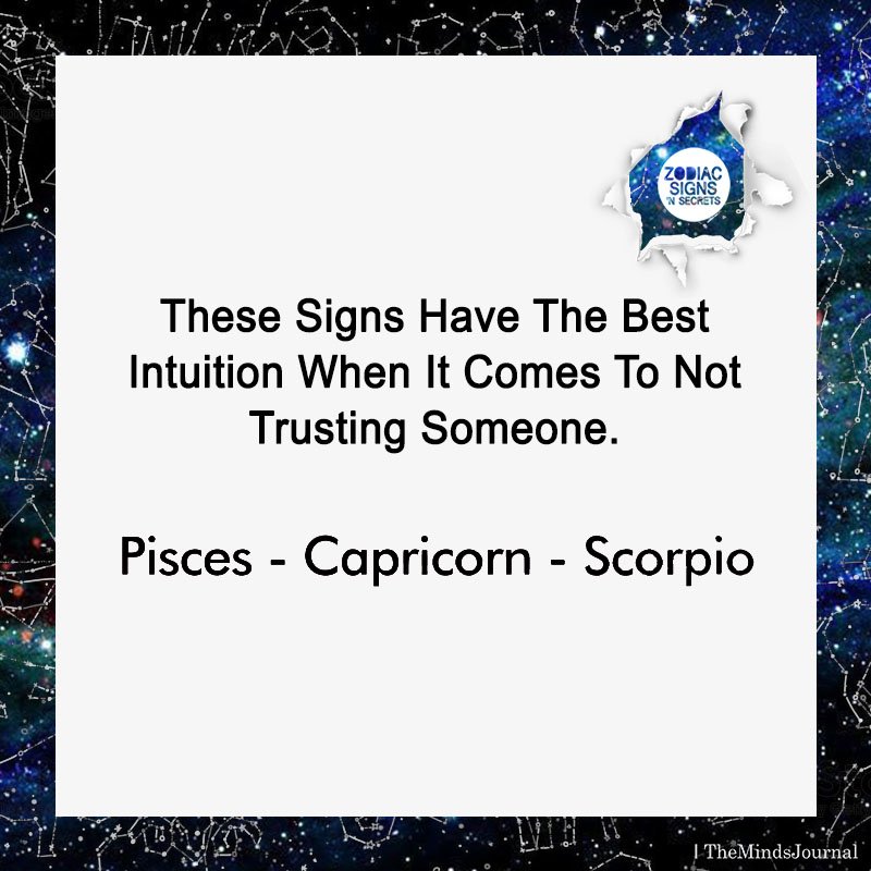 These Signs Have The Best Intuition