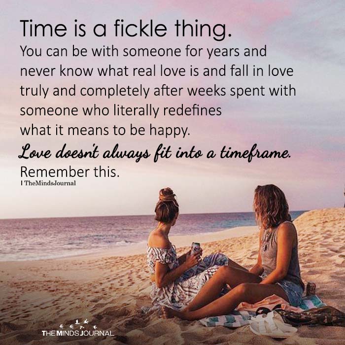 Time Is A Fickle Thing