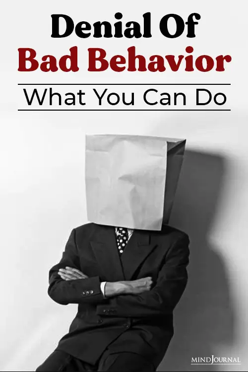 Denial Of Bad Behavior pin