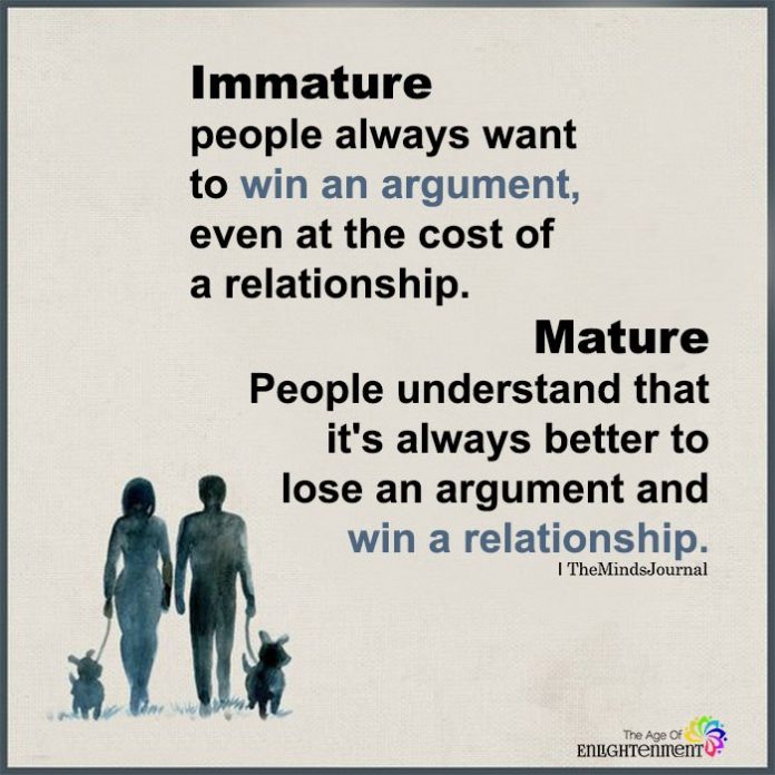 maturity in a relationship