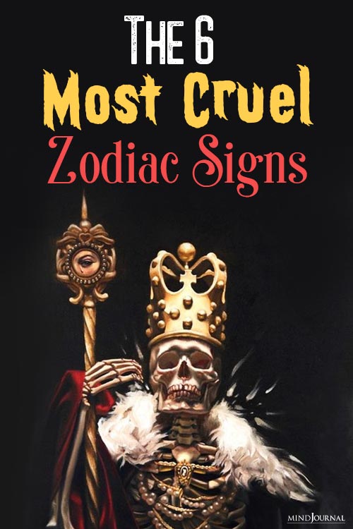 Most Cruel Zodiac Signs pin