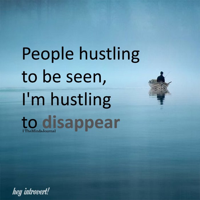People Hustling To Be Seen