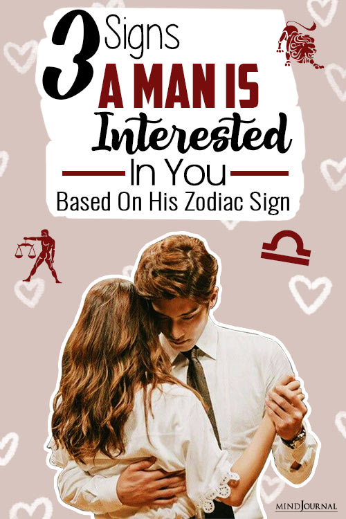 Signs Man Interested Zodiac Sign pin