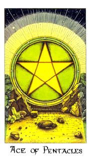 ACE of PENTACLES