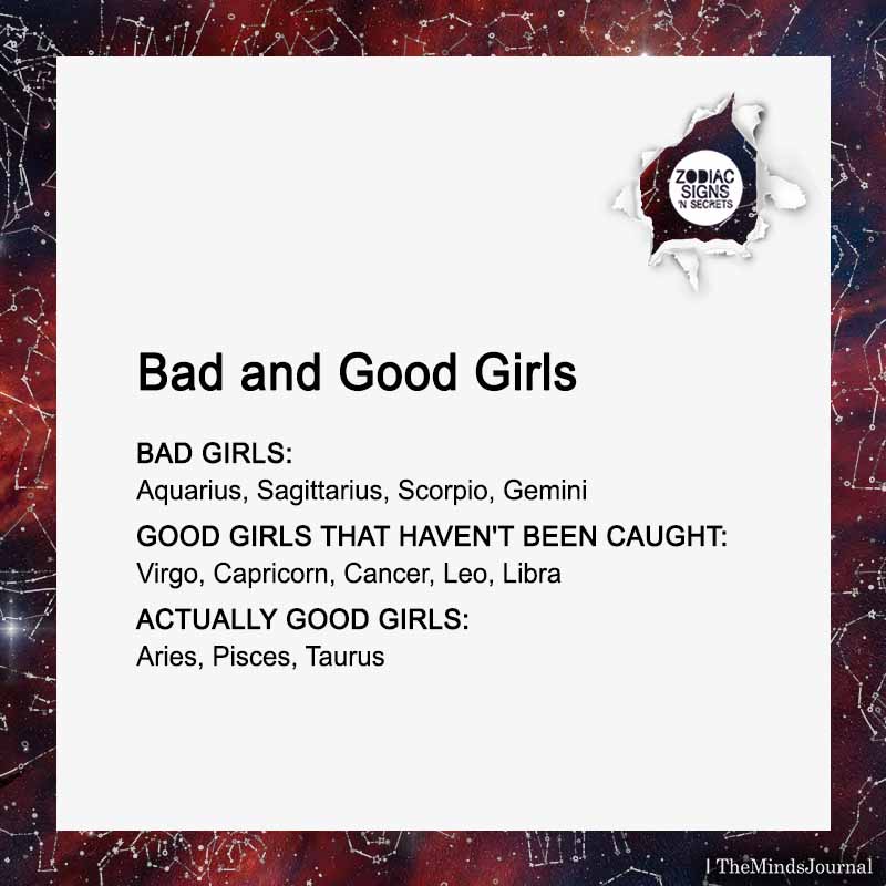 Bad and Good Girls