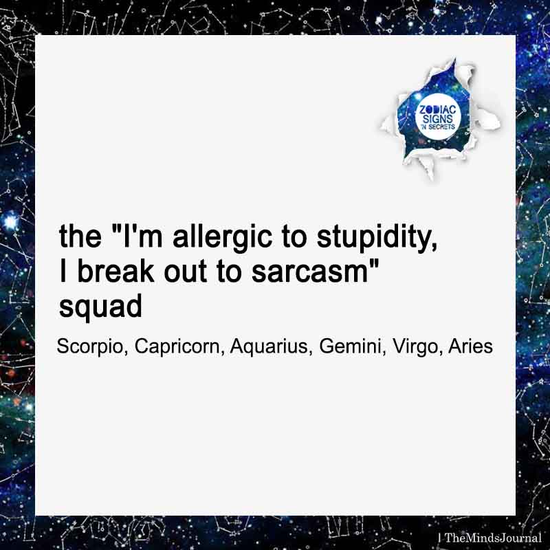 I’m Allergic To Stupidity