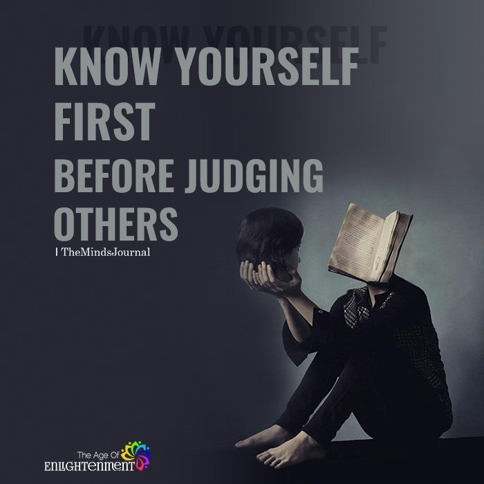 Know yourself first