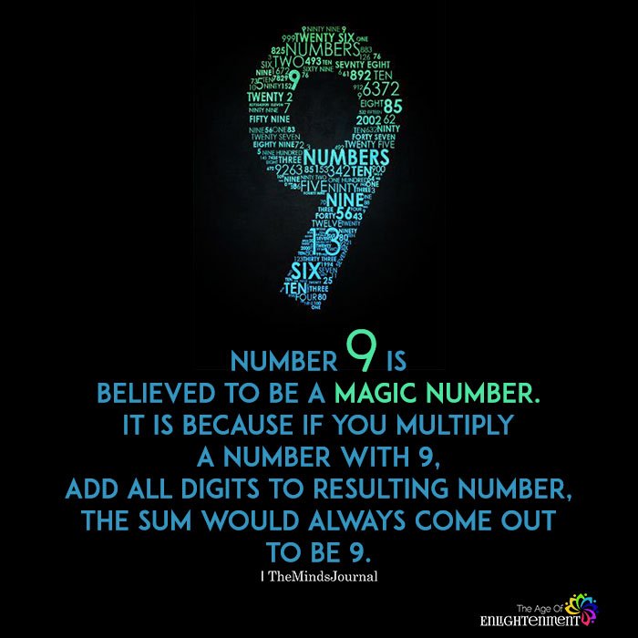 Why number 9 is magic?