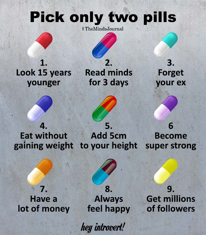 Pick Only Two Pills