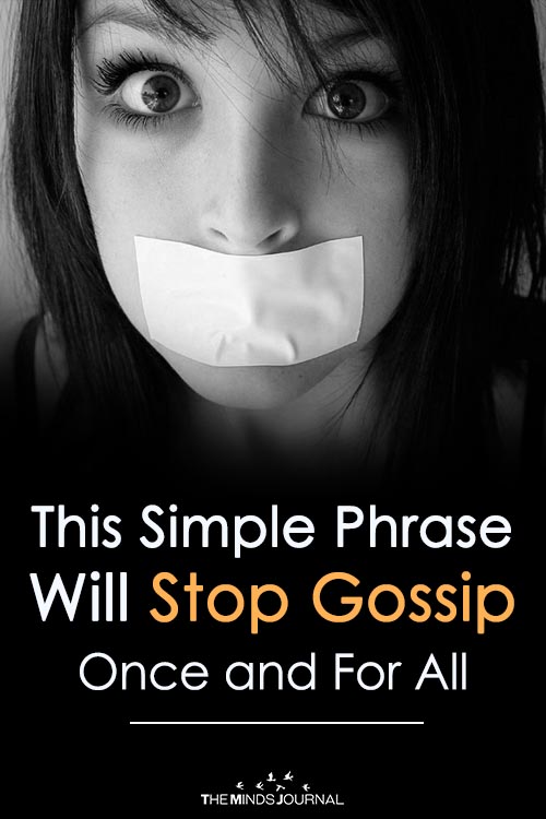 How to stop gossip