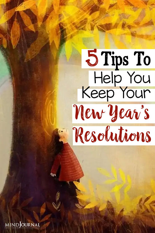 Tips To Help You Keep New Year Resolutions pin