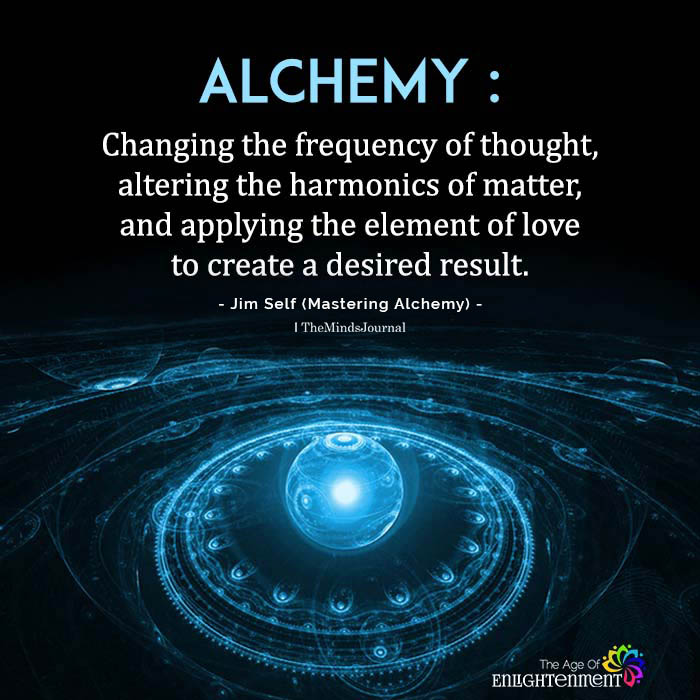alchemy changing the frequency of thought
