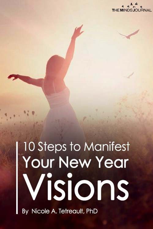 10 Steps to Manifest Your New Year Visions Pin