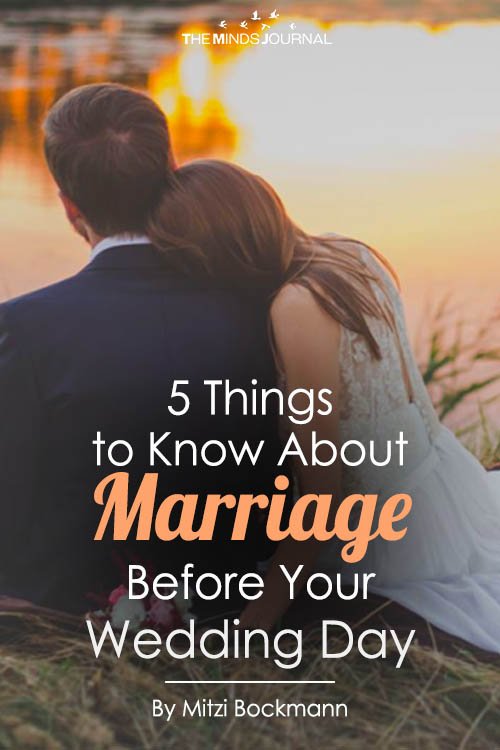 5 Things to Know About Marriage Before Your Wedding Day