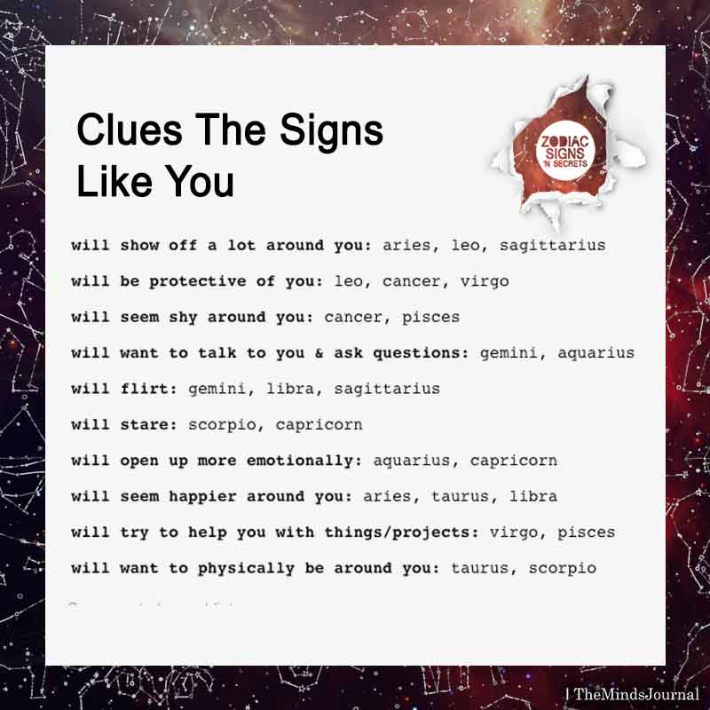 Clues The Signs Like You