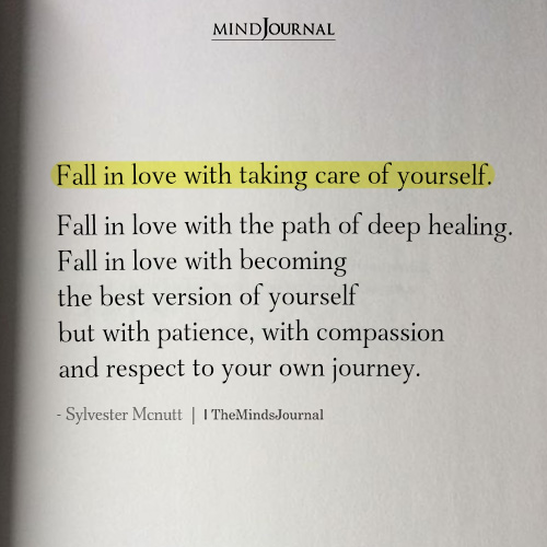 Fall In Love With Taking Care Of Yourself