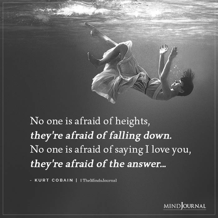 No one is afraid of heights