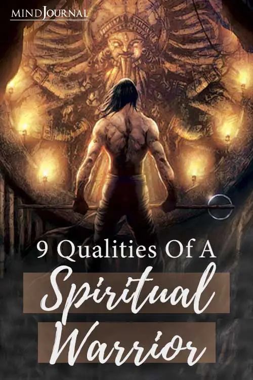 Qualities Of Spiritual Warrior Pin