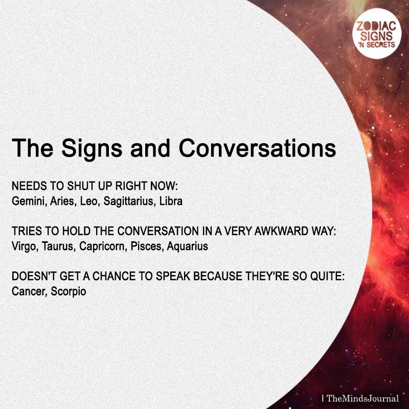 The Signs and Conversations