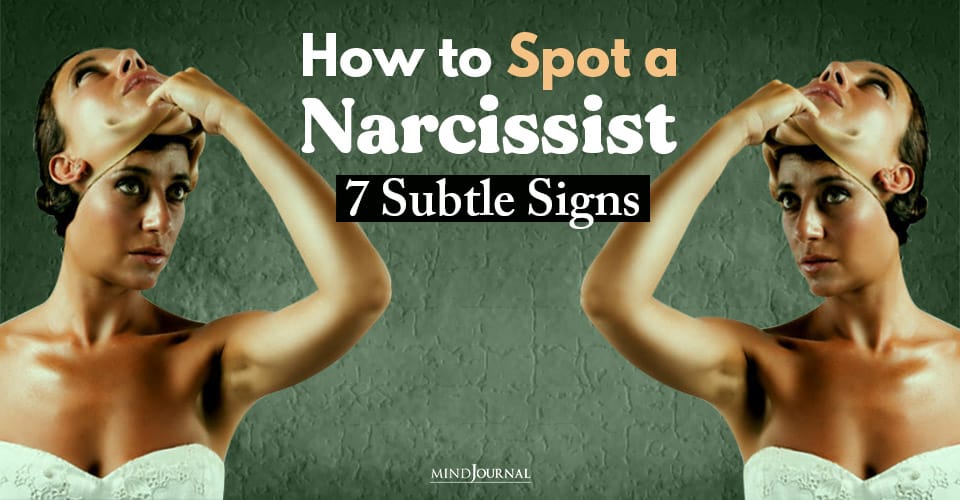 how to spot a narcissist