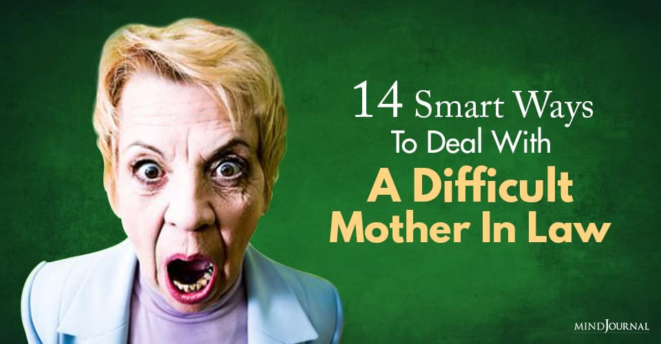 smart ways to deal with a difficult mother in law infographics
