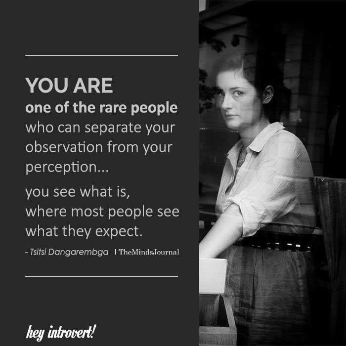 You Are One Of The Rare People