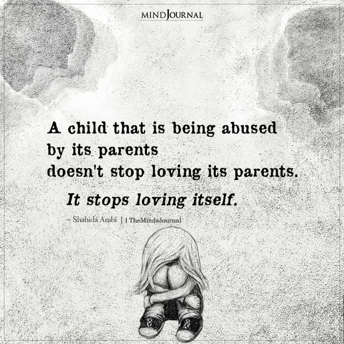 A Child That Is Being Abused By Its Parents