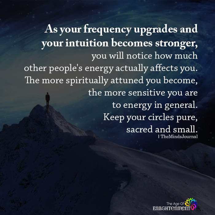 As your frequency upgrades