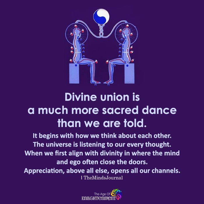 Divine Union Is A Much More Sacred Dance