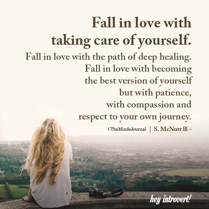 Fall in love with taking care of yourself