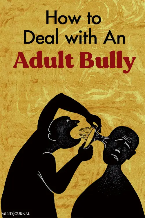 How Deal Adult Bully pin