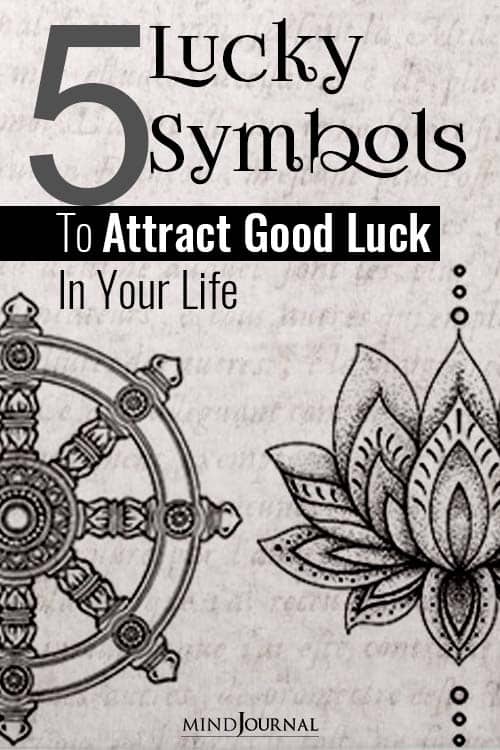 Lucky Symbols Attract Good Luck In Life pin