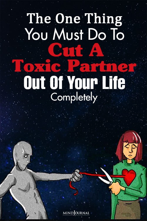 One Thing Must Do To Cut Toxic Partner pin
