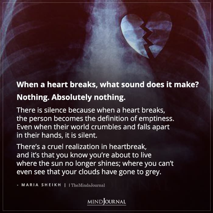 When A Heart Breaks What Sound Does It Make