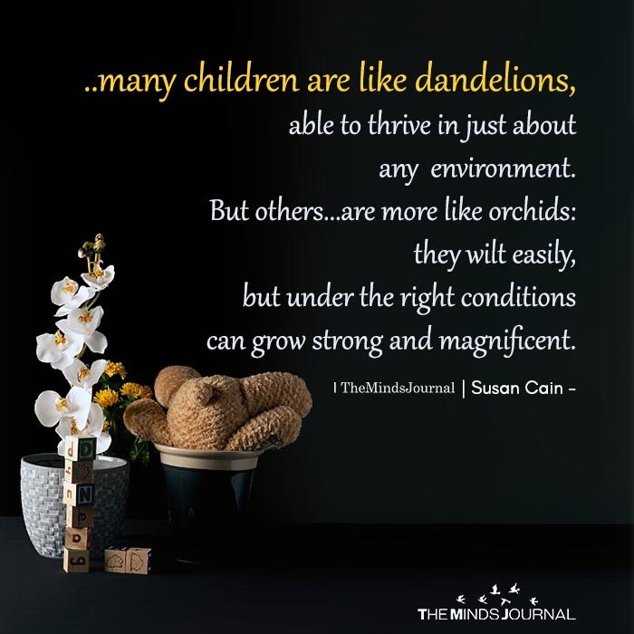 Many Children Are Like Dandelions