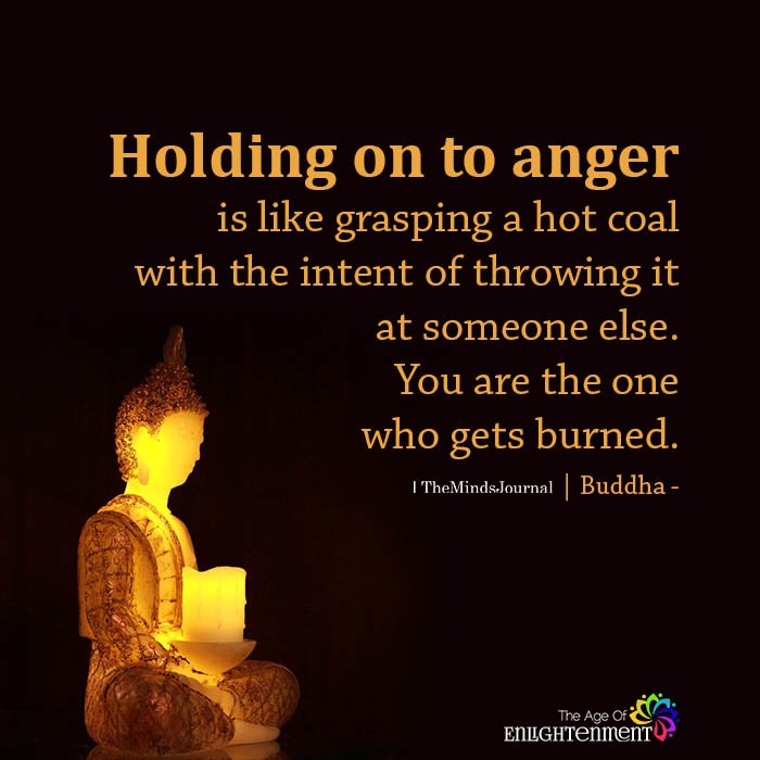 holding on to anger