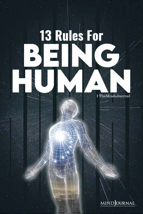 rules for being human pin