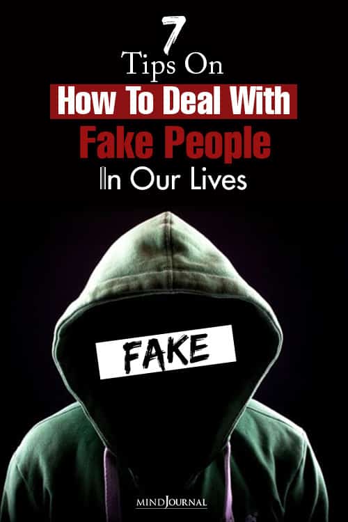 Deal Fake People In Lives pin