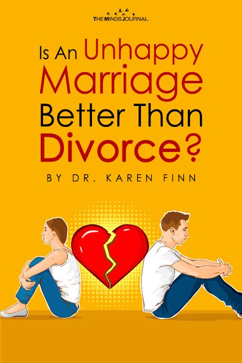 Is An Unhappy Marriage Better Than Divorce