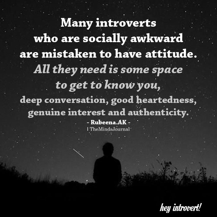 Many introverts