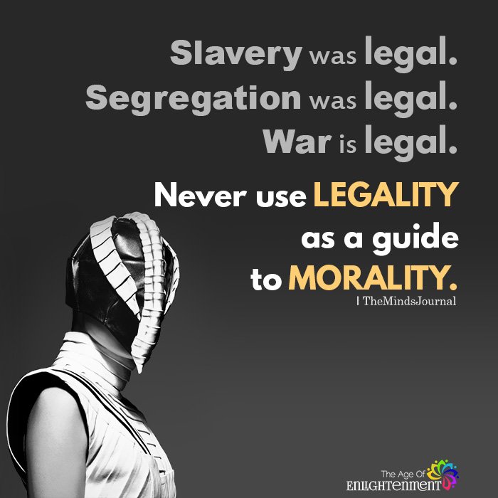 Slavery was legal