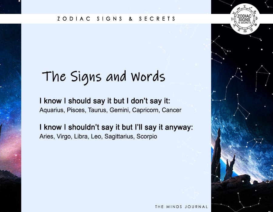 The Signs And Words