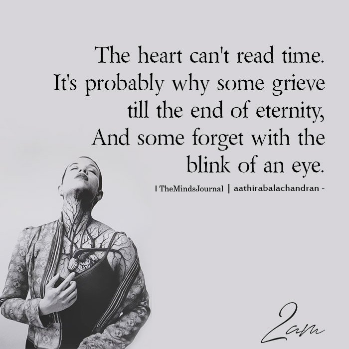the heart can not read time