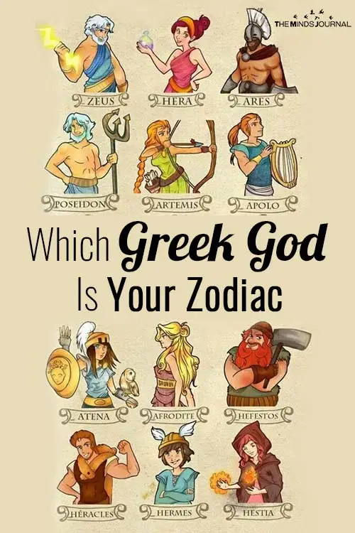 Which Greek God Or Goddess Is Your Zodiac Sign pin