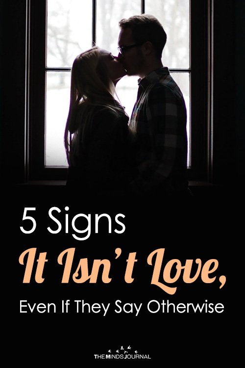 signs it isn't love