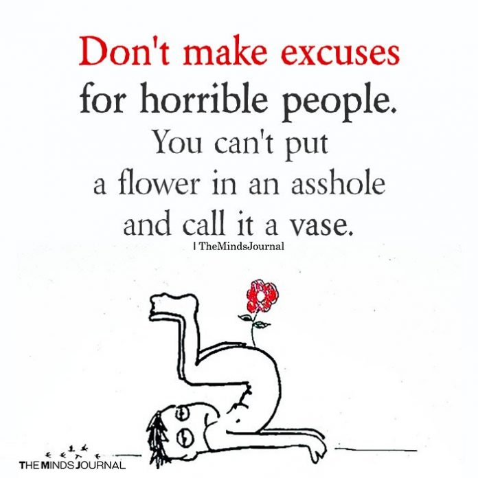 excuses in love  