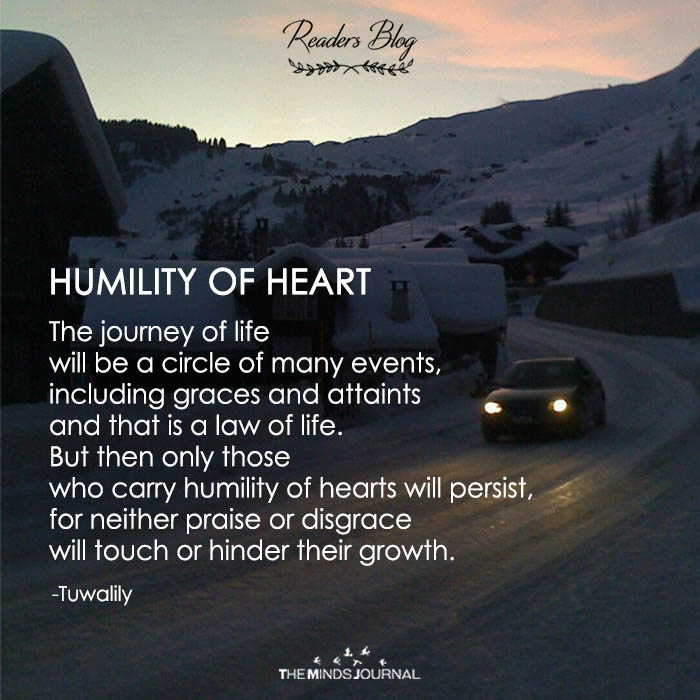 HUMILITY OF HEART