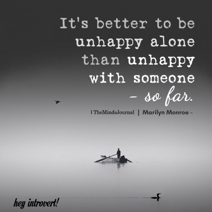 Signs you are afraid to be alone