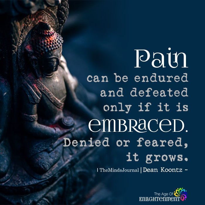 Pain can be endured